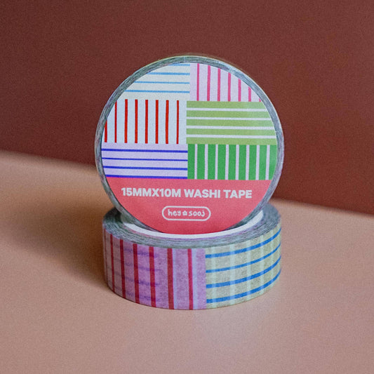 Colorful Stripes Washi Tape