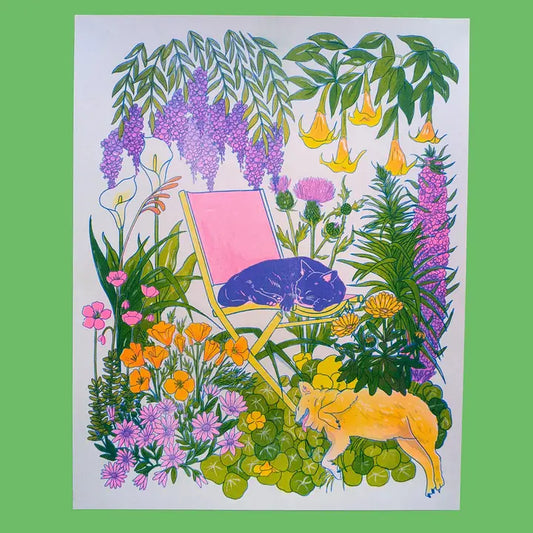 California Wildflowers + Friends print