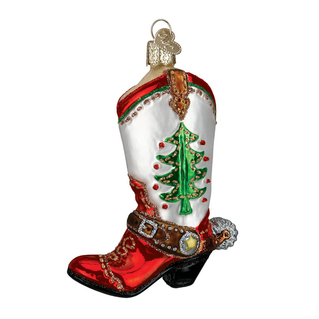 Cowboy Boot Ornament