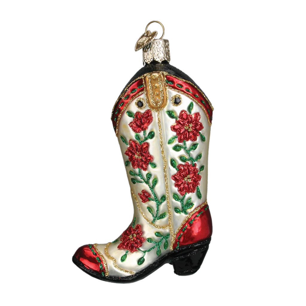 Cowgirl Boot Ornament