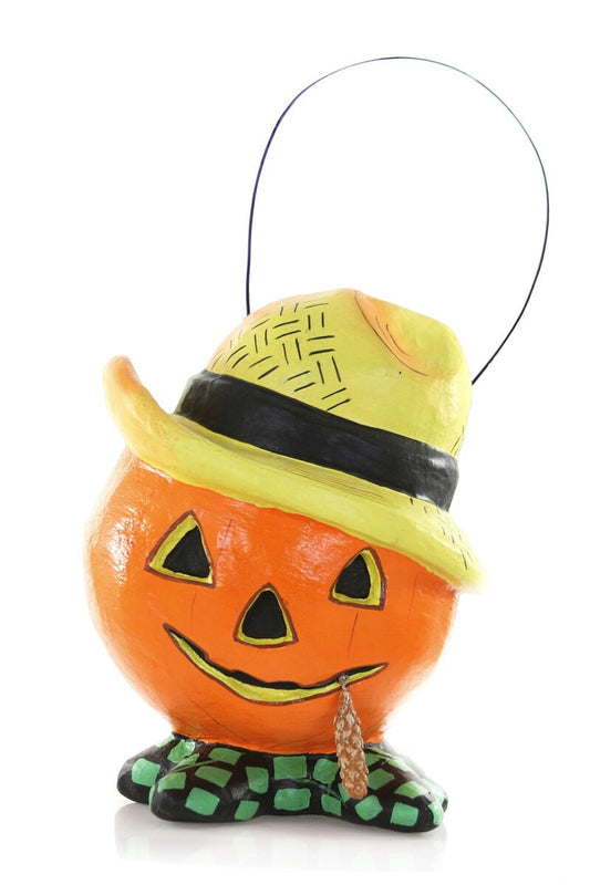 Pumpkin Scarecrow Candy Bucket