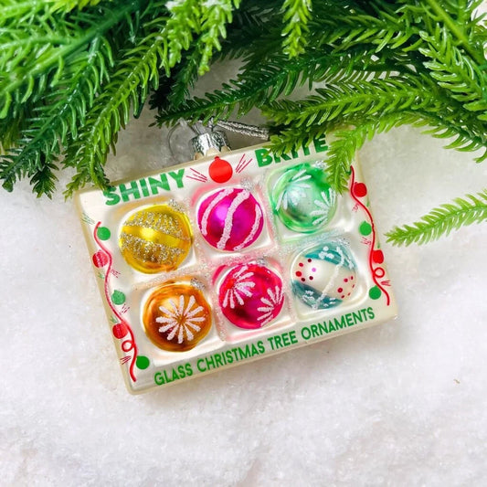 Shiny Brite Box Ornament