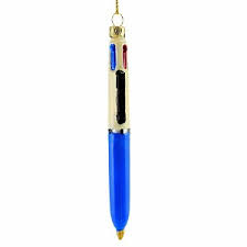 Retro Color Click Pen Ornament
