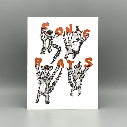 Congrats Rats card