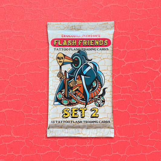 Crocodile Jackson's Flash Friends Tattoo Cards Set 2