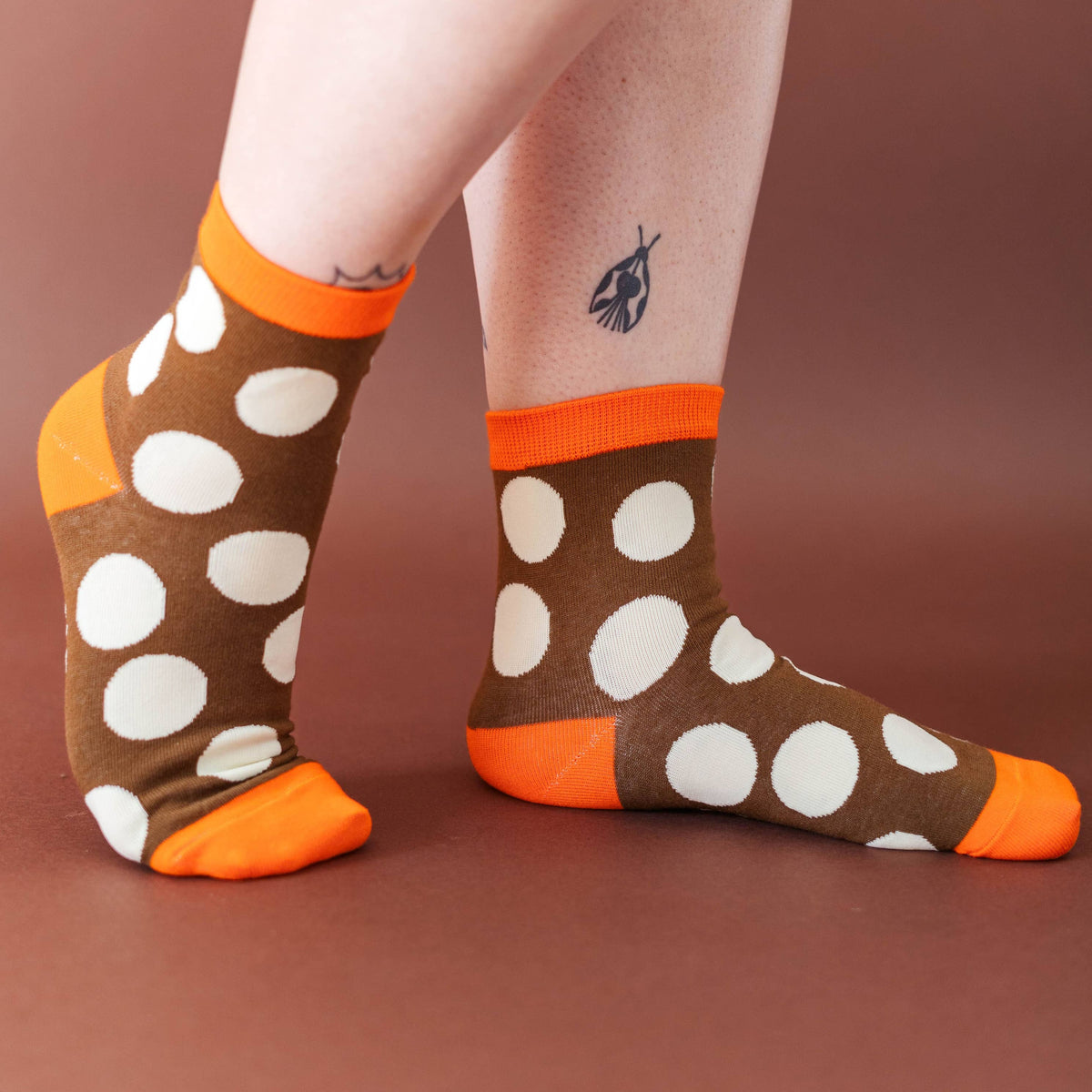 Autumn Polka Dot Socks