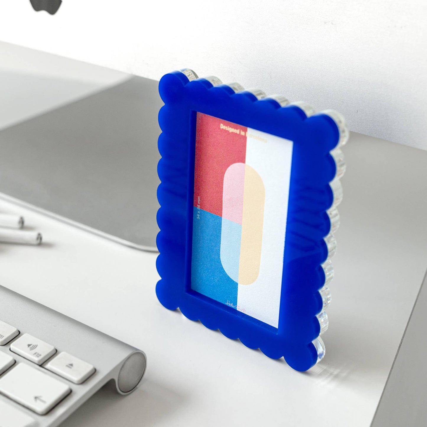 Blue Mini Waves Photo Frame