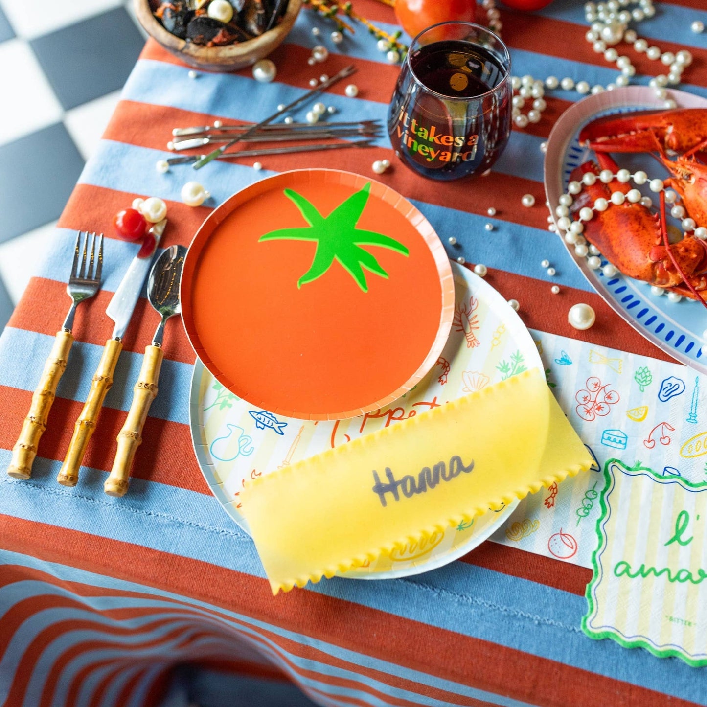 Tomato Dessert Plates