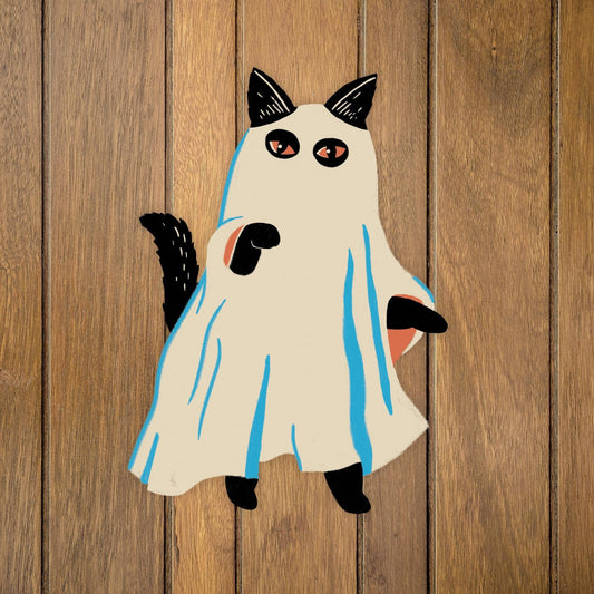 Phantom Cat Cutout Decoration