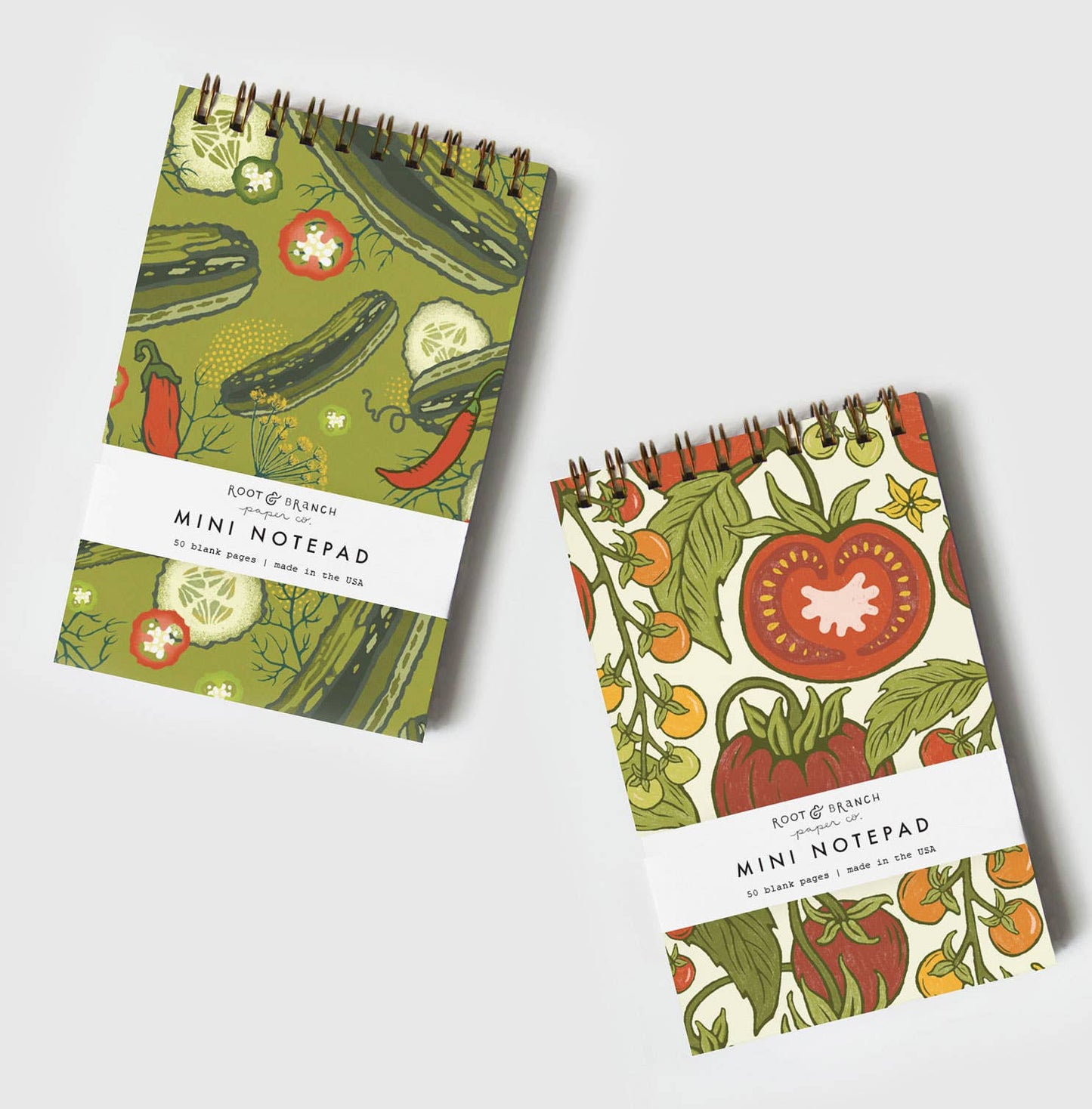 Tomato Mini Spiral Notepad
