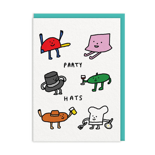 Party Hats card