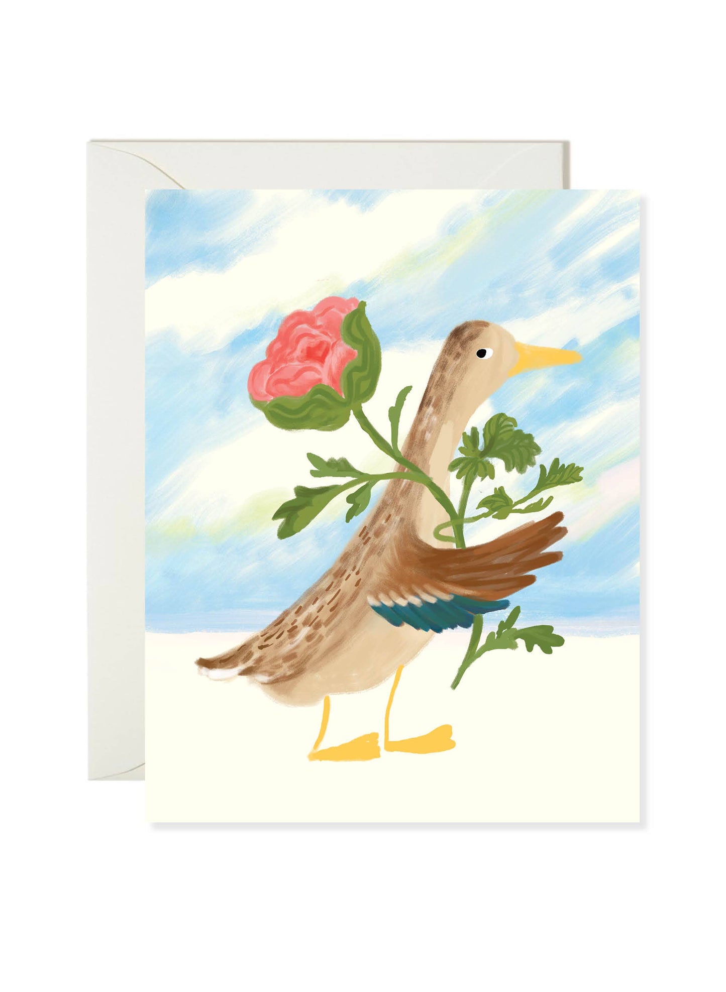 Duck Spring card - Everyday card