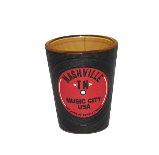 Nashville Record Shot Glass