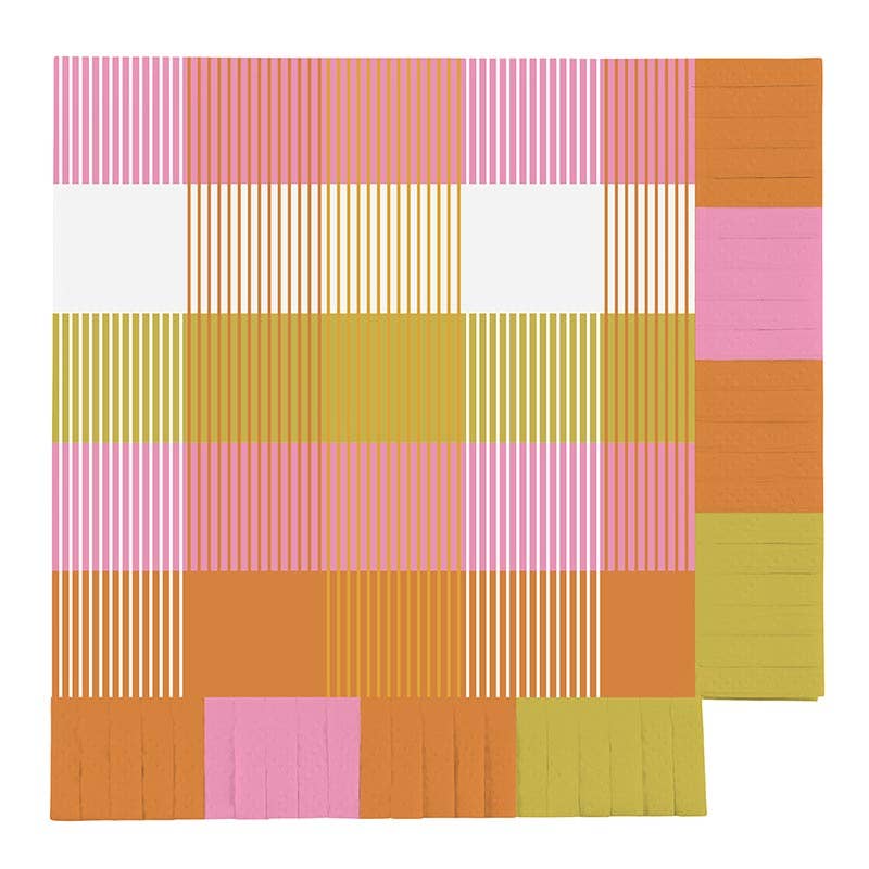 Gingham Party Napkins