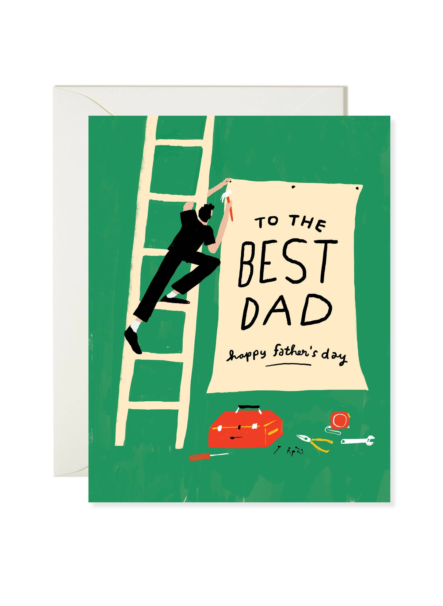Best Dad Sign - Father's Day card