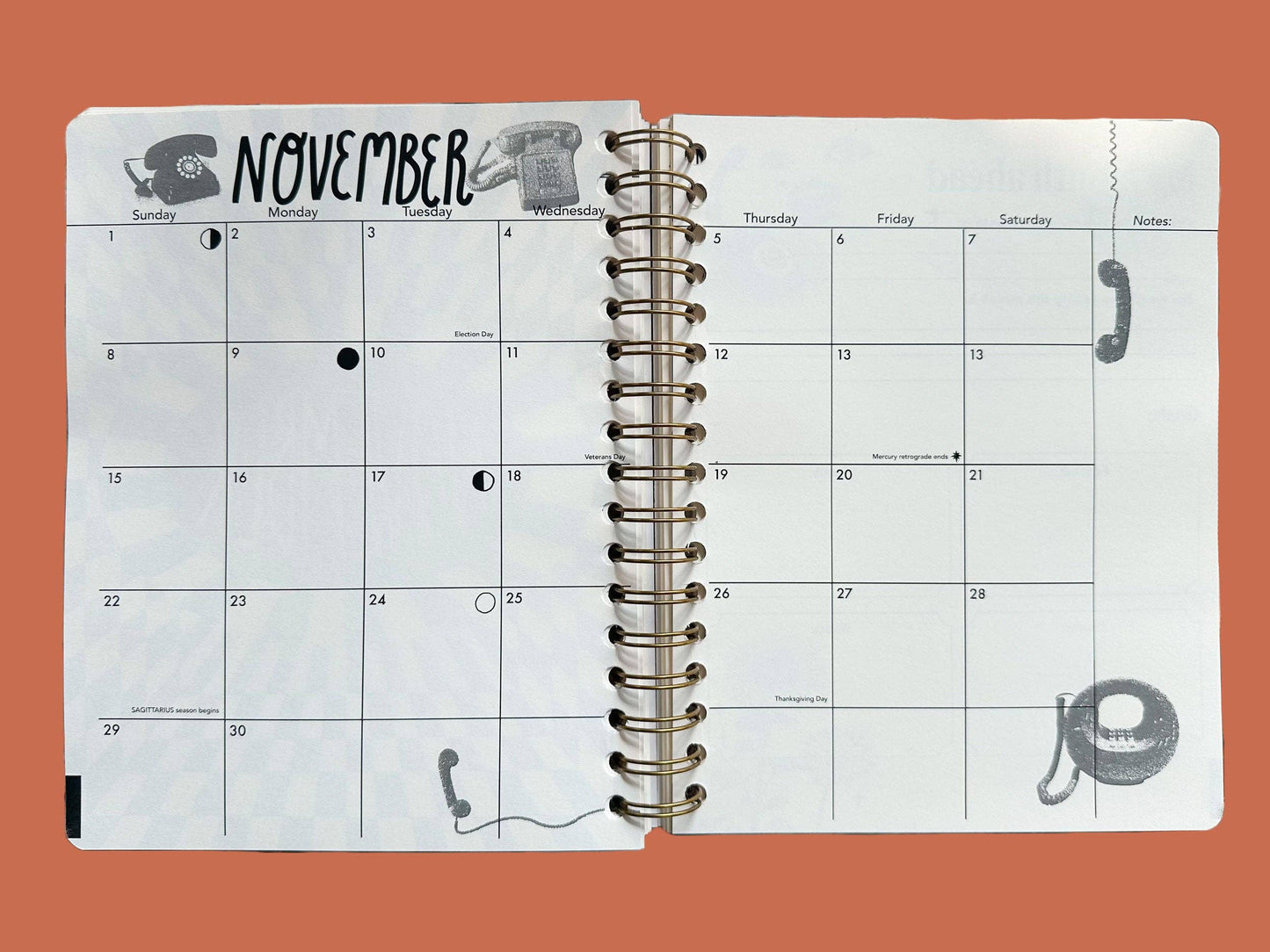 Flower Power Undated Planner