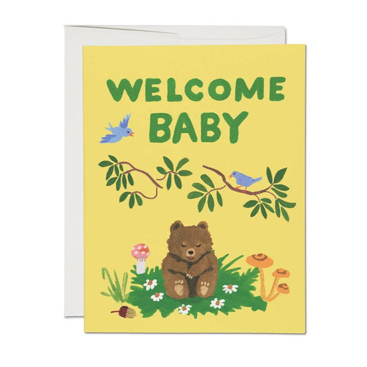 Welcome Baby Cub card