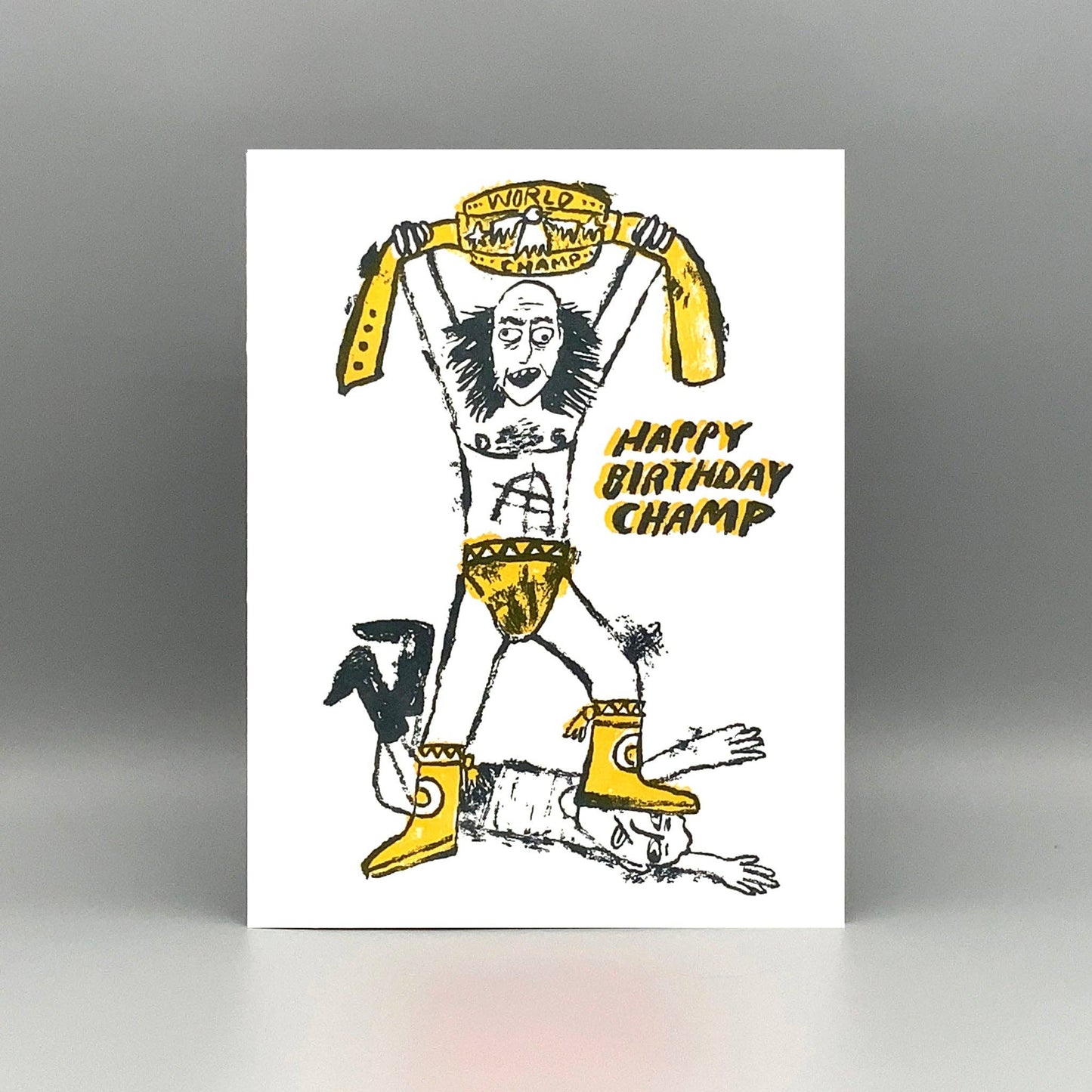 Happy Birthday Champ card