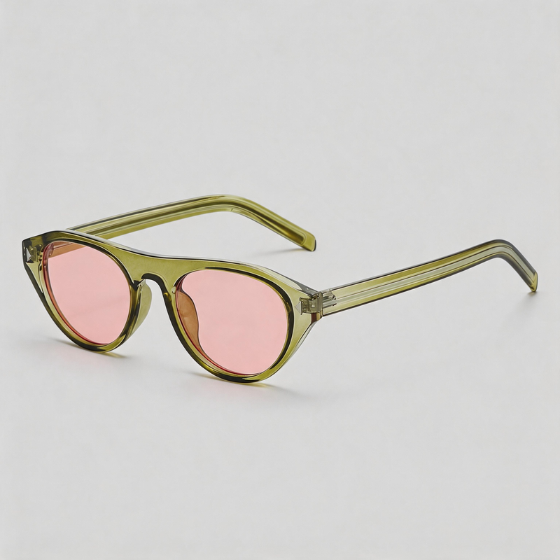 Olive Aviator Sunglasses