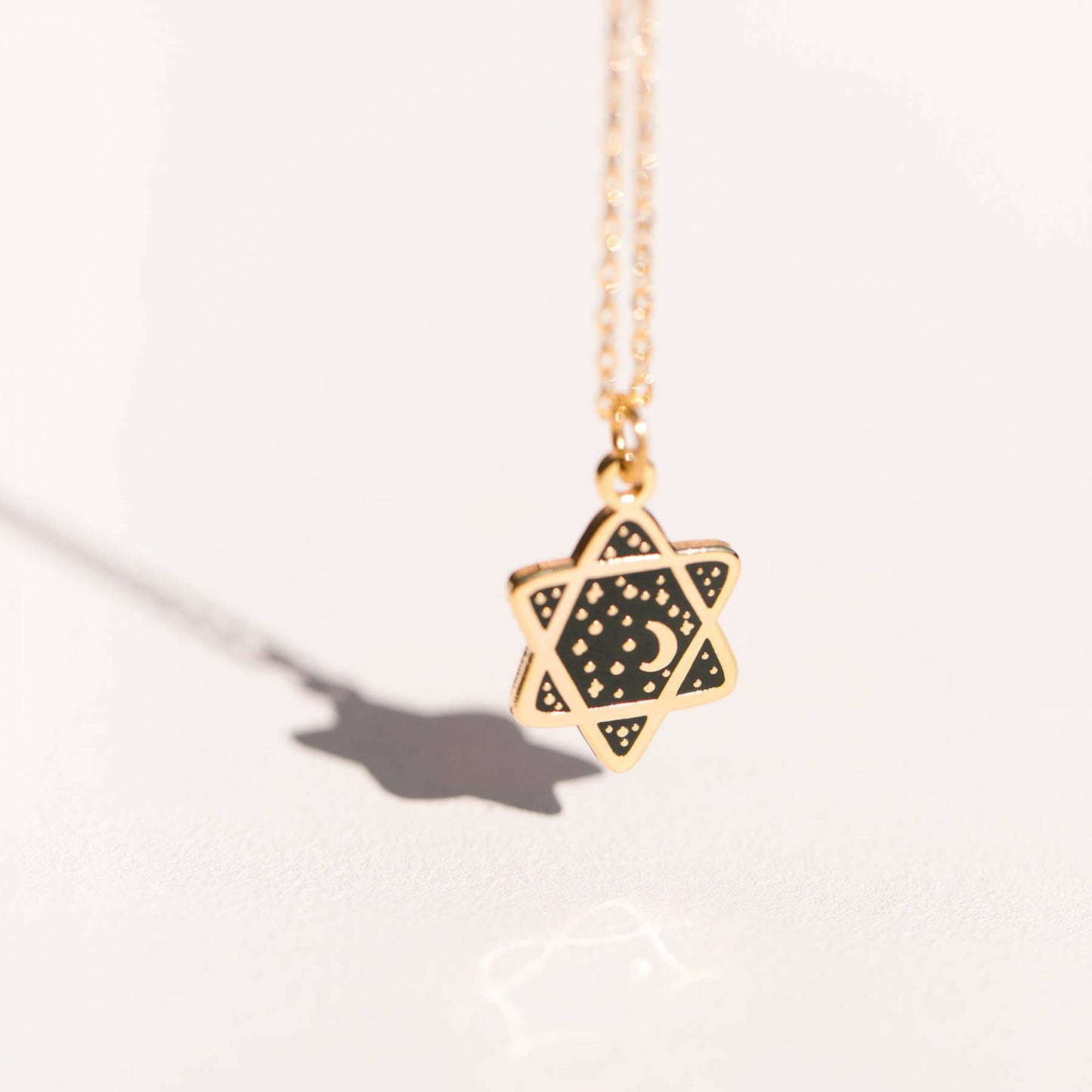 Mini Cosmic Magen David Necklace