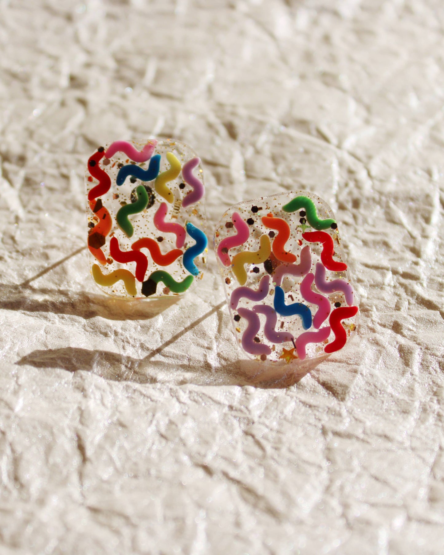 Party Streamers Stud Earrings