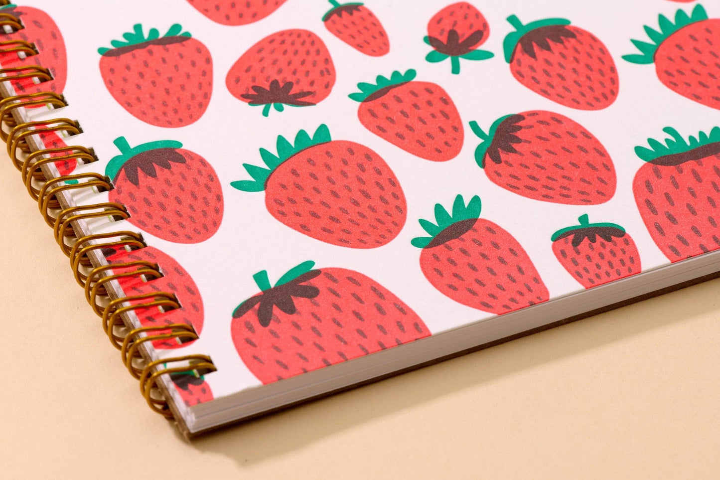Strawberries Spiral Notebook