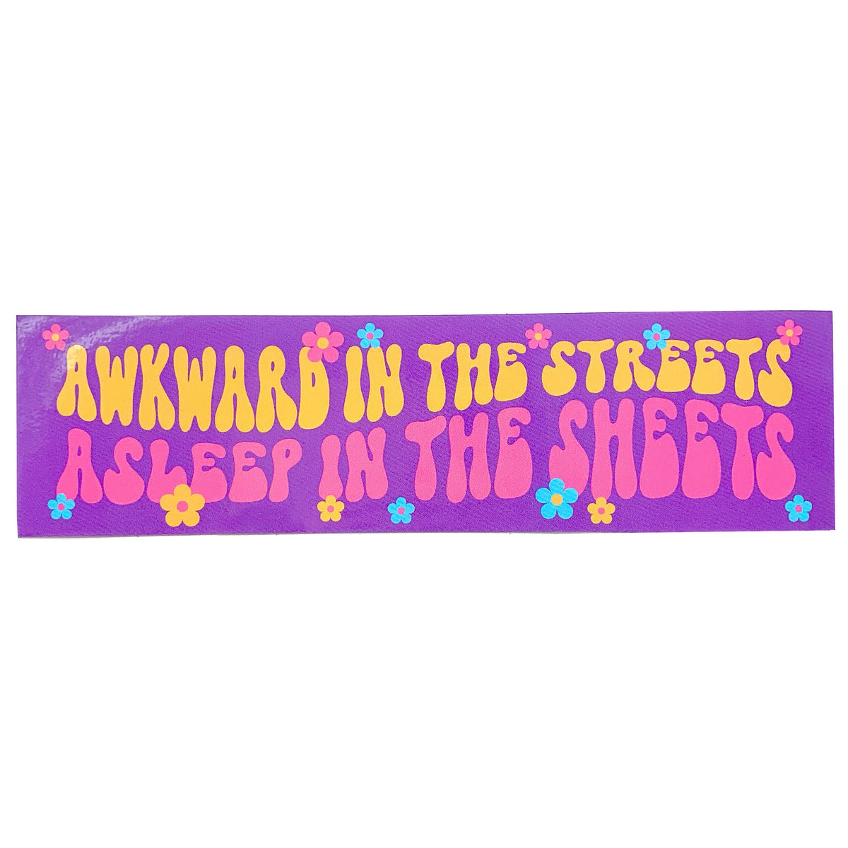 Awkward in the Streets Mini Bumper Sticker