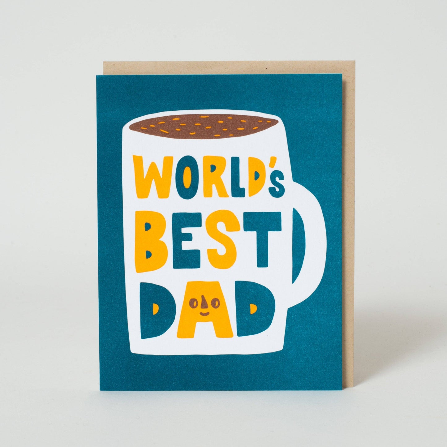 Best Dad Ever Mug Card - Father's Day card