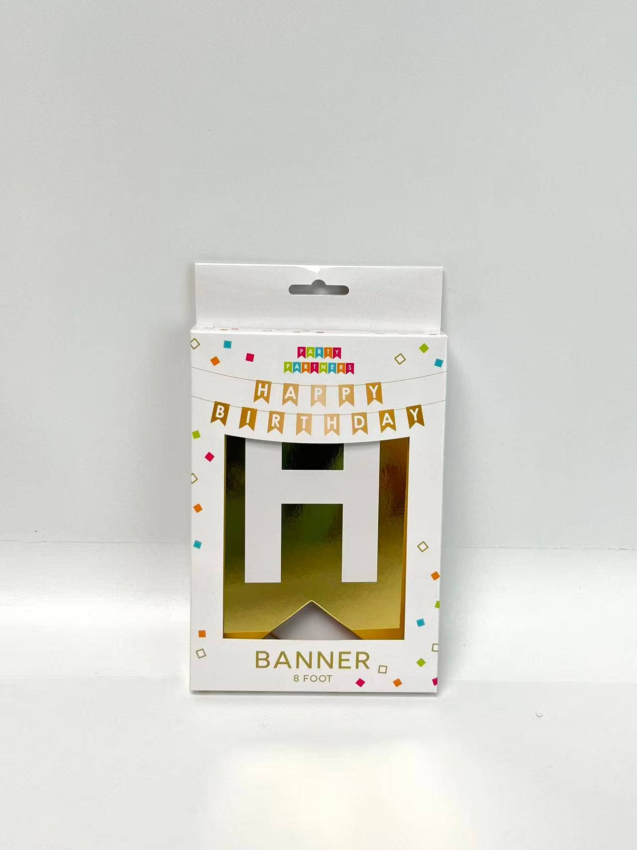 Foil Birthday Gold Banner