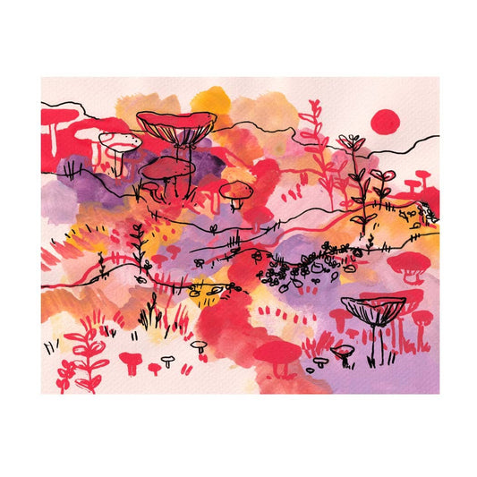 Mushroom Dreamscape print