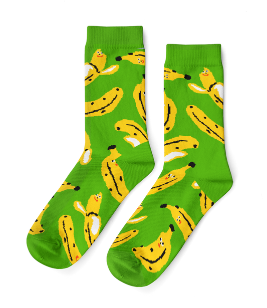 Banana Small Crew Socks