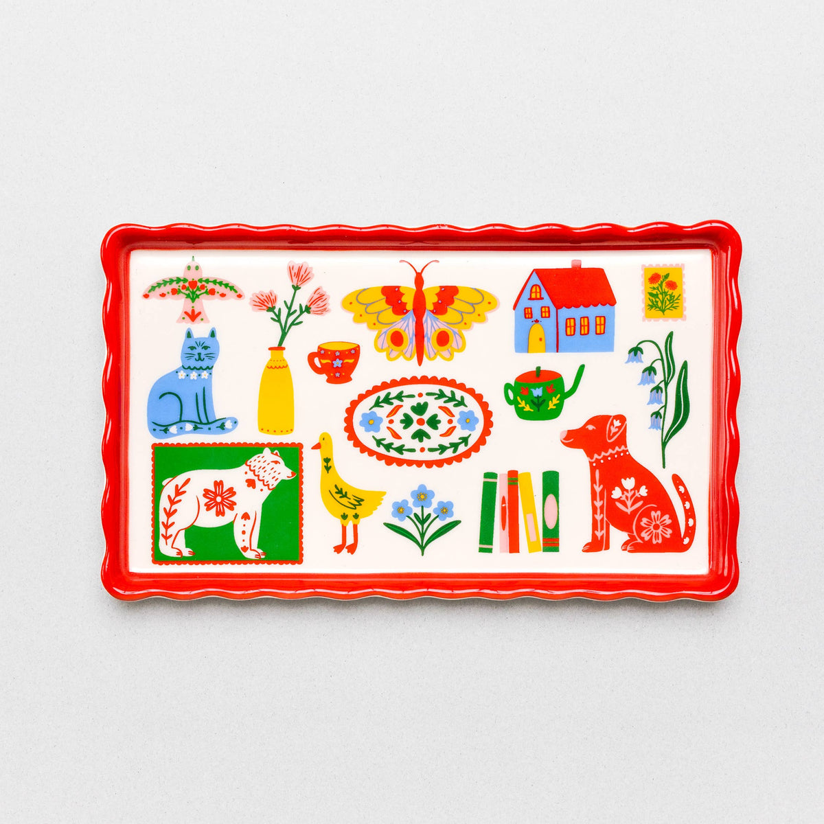 Scandinavian Icons Ceramic Trinket Tray