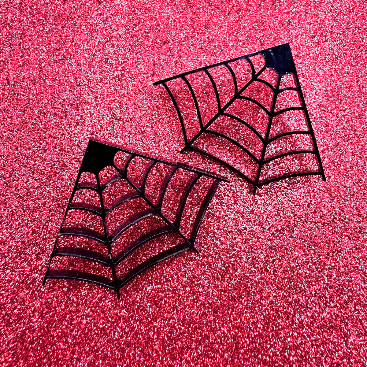 Spider Web Stud Earrings