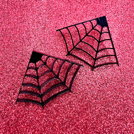 Spider Web Stud Earrings