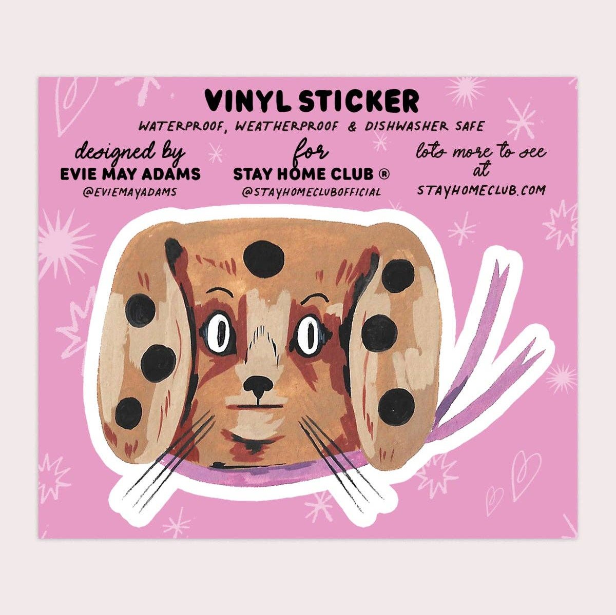 Spotty Dog Sticker