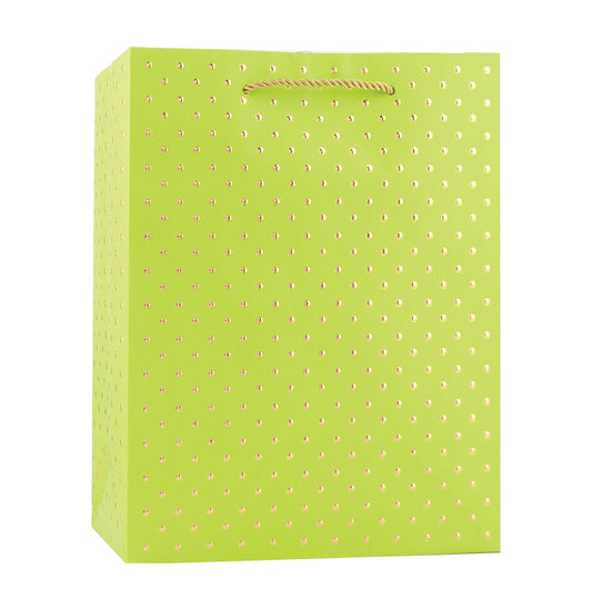 Lime Swiss Dots Gift Bag