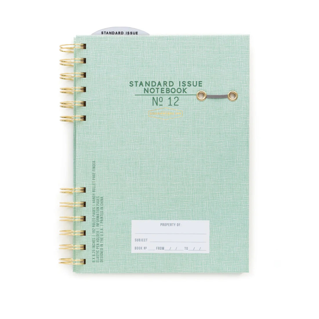 Standard Issue Notebook No.12