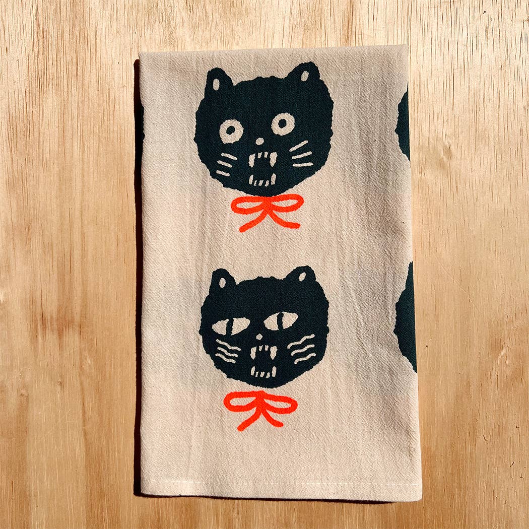 Bad Cats Tea Towel