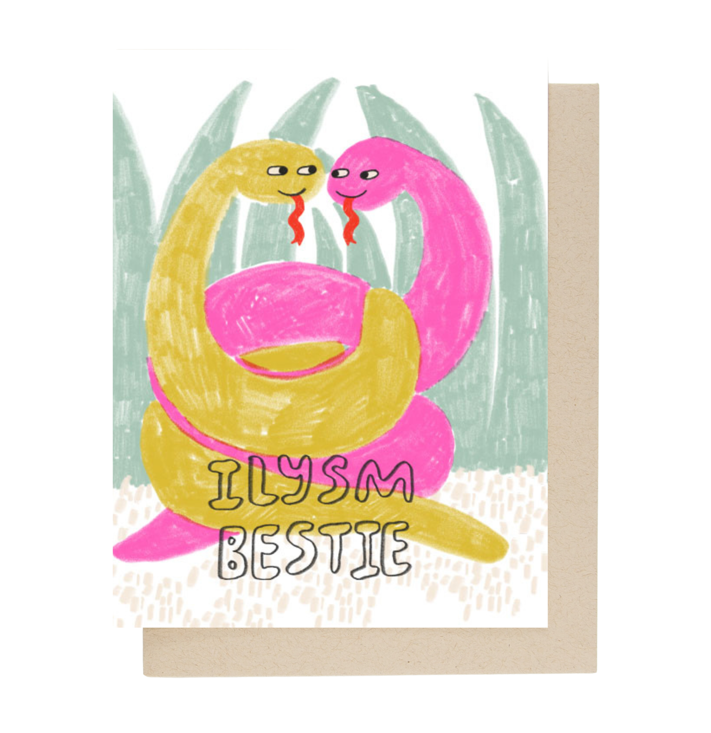 ILYSM Bestie card - Friendship card