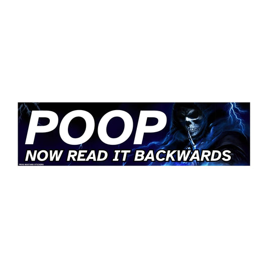 POOP Bumper Sticker