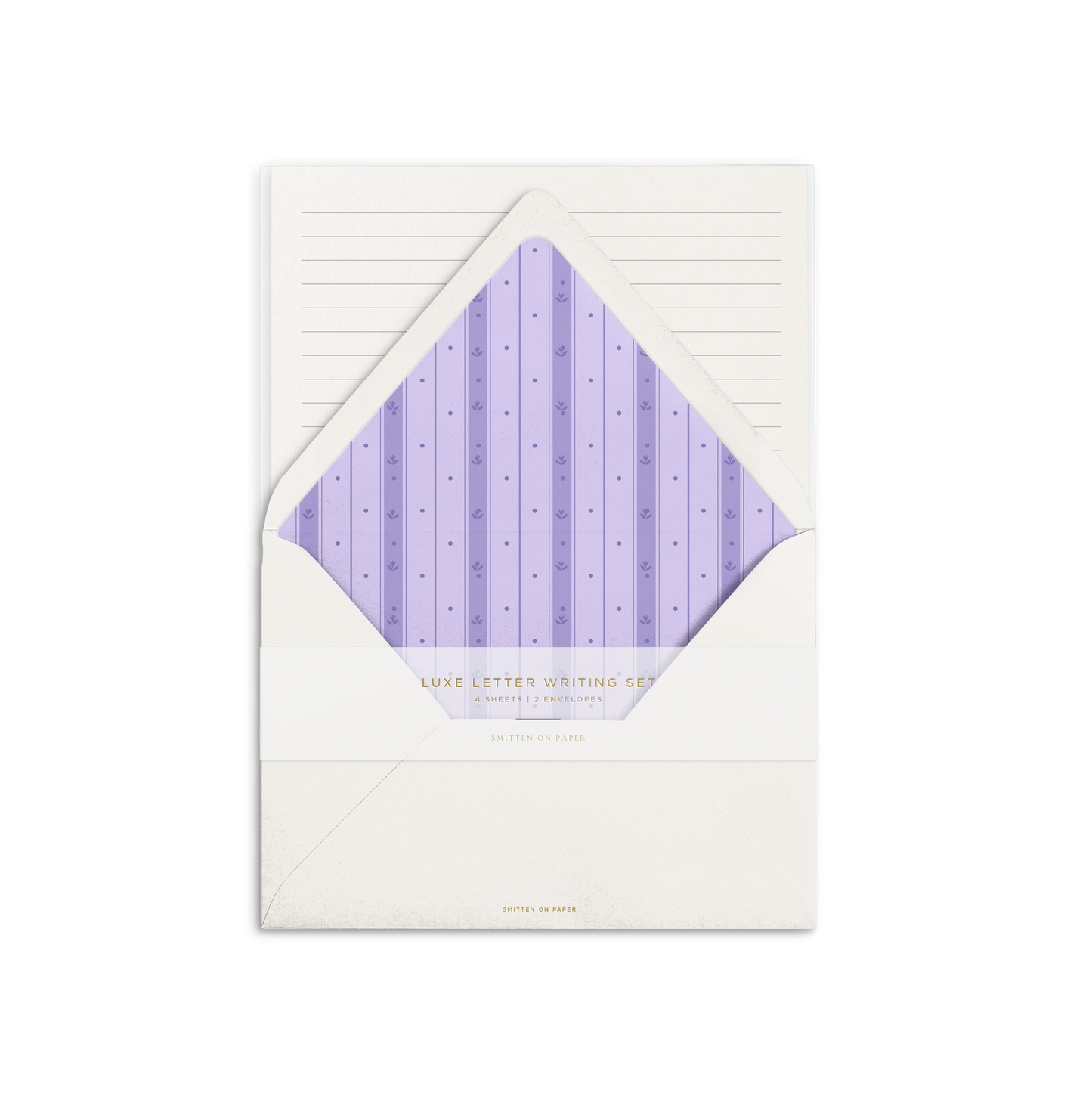 Lavender Ditsy Luxe Letter Writing Set