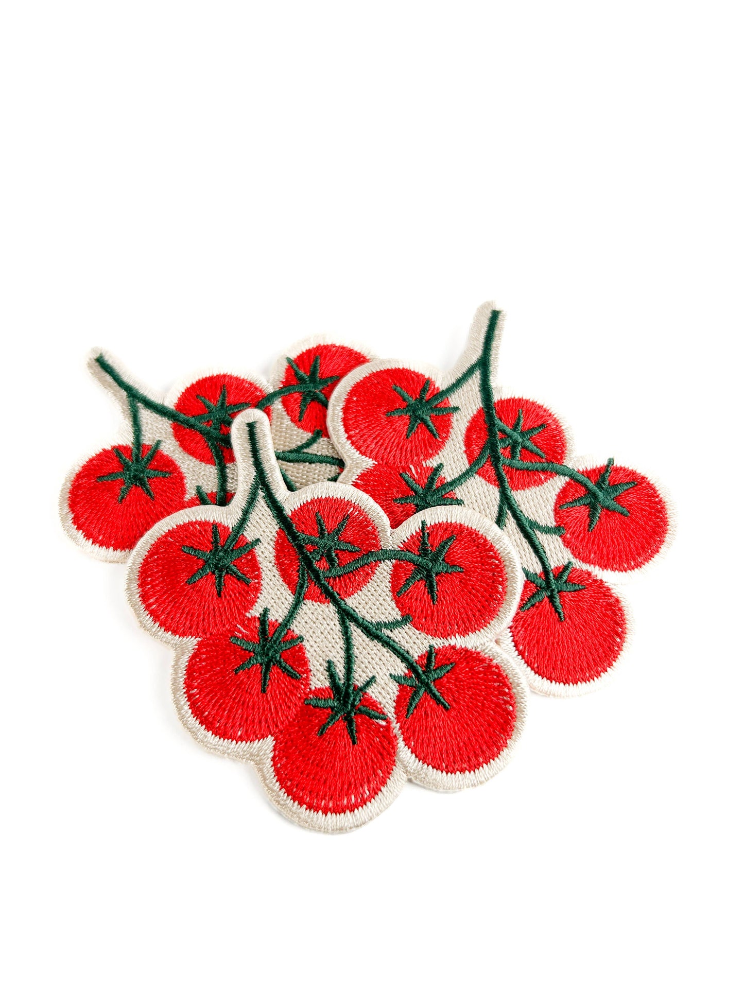 Tomato Vine Embroidered Patch