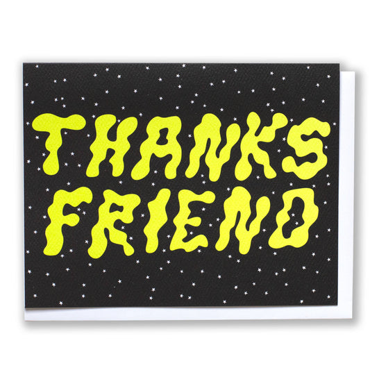Celestial Thanks Friend card