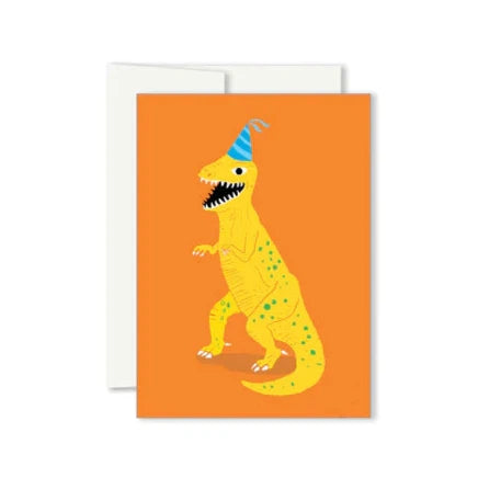 Dinosaur Party mini card