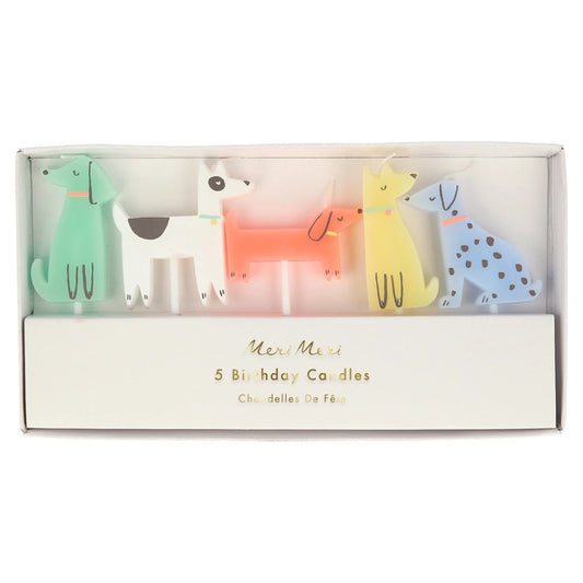 Dog Party Candles