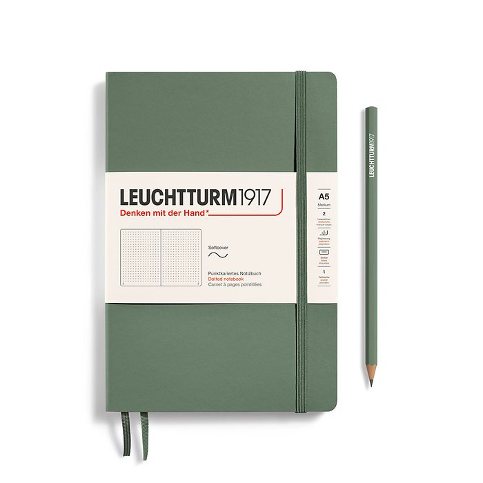 Leuchtturm Medium Softcover Notebook: Dotted Pages