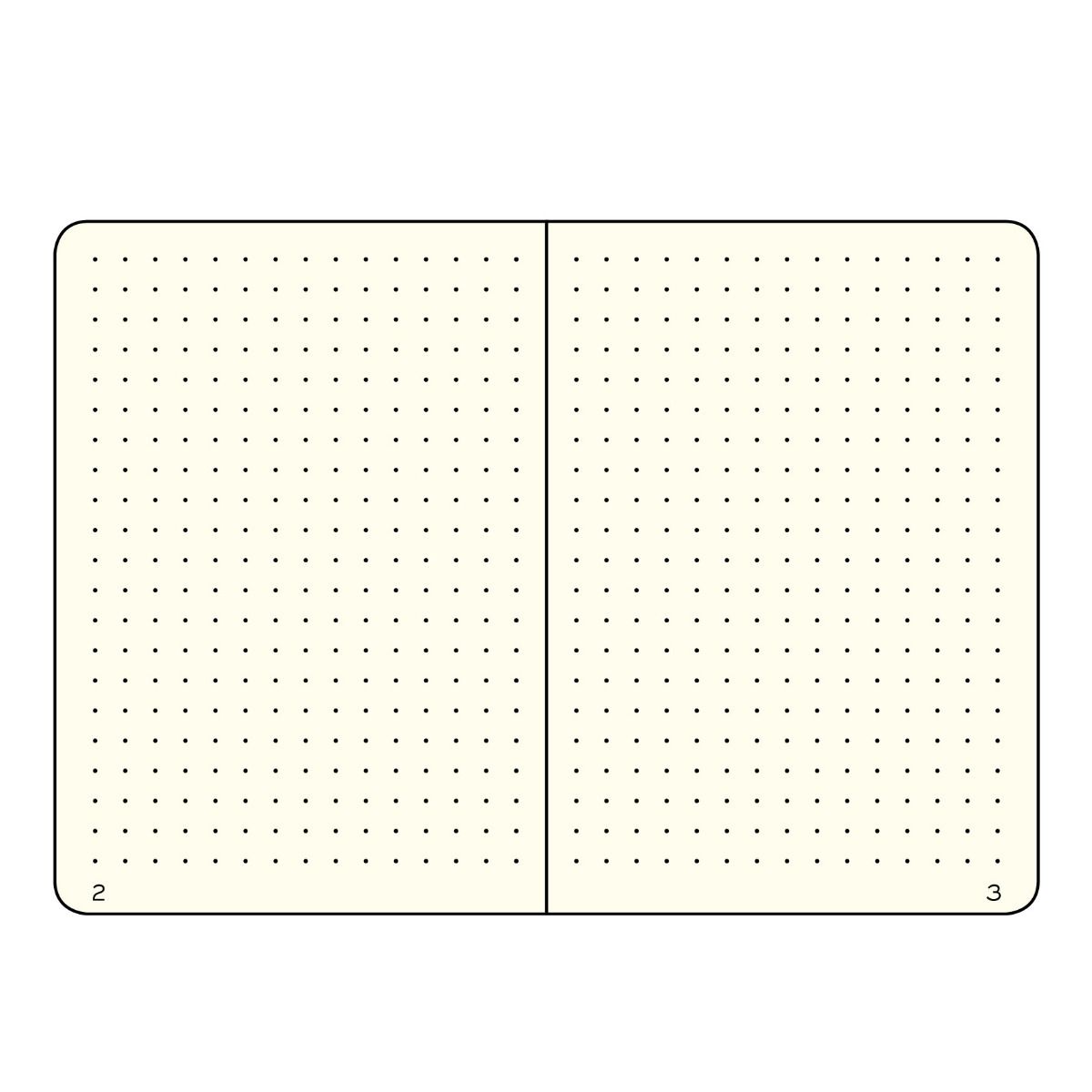 Leuchtturm Medium Hardcover Notebook: Dotted Pages