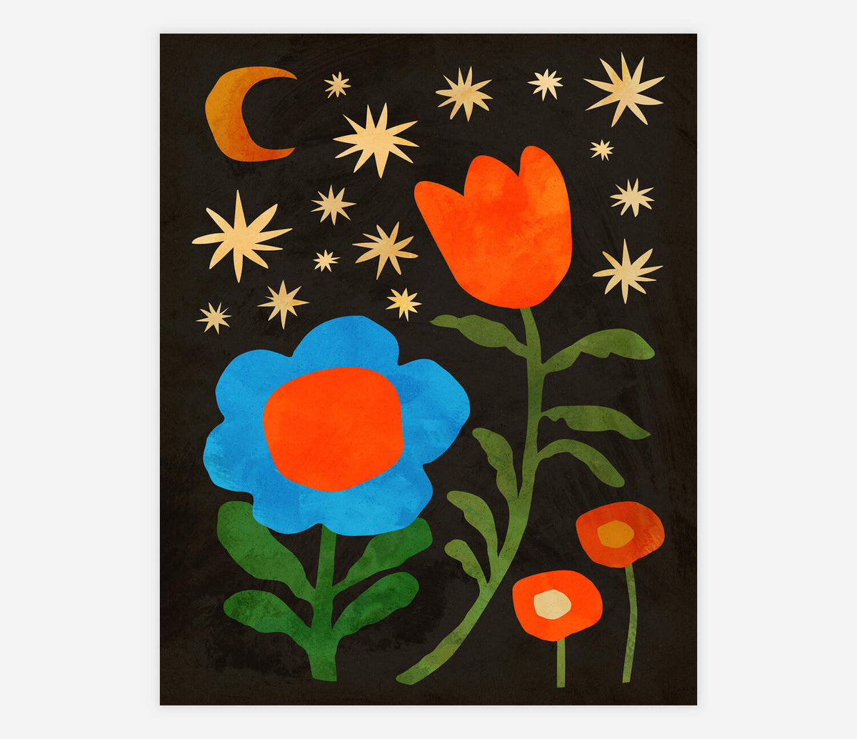 Moon and Stars print
