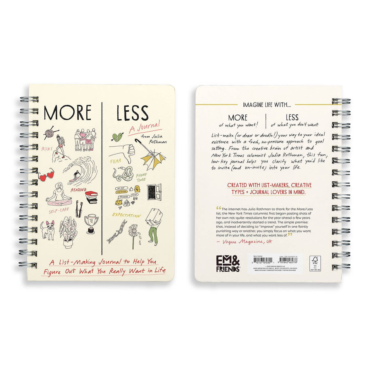 More/Less Guided Journal