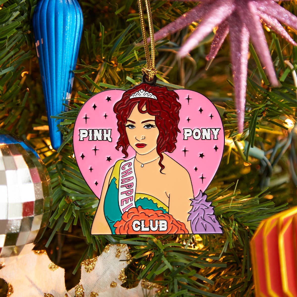 Chappell Roan Pink Pony Club Ornament